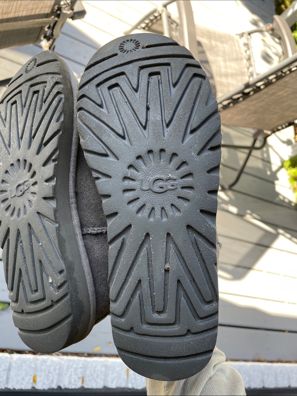 UGG Boots Classic Mini II size 7 Gray - Picture 13 of 14